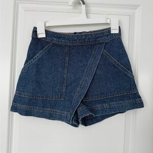 H&M Denim Blue Women's Skort